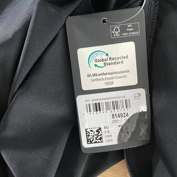 Ulla Popken One Piece‎ Swimsuit Size 18 Black Solid Keyhole NWT SW-1826 - Picture 6 of 12